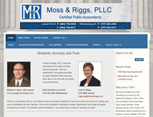 Tablet Screenshot of mossandriggs.com
